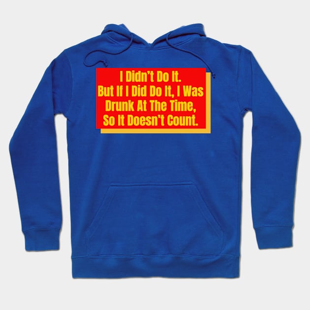 I Didn't Do It Hoodie by Spatski